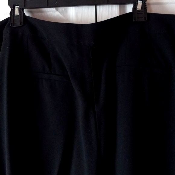 Eloquii Black Slacks Pants Size 20 - Picture 2 of 4